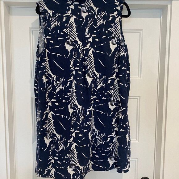 Jessica London XXL Lightweight Breathable Beachy Button Up Linen Tunic Top - Picture 4 of 7